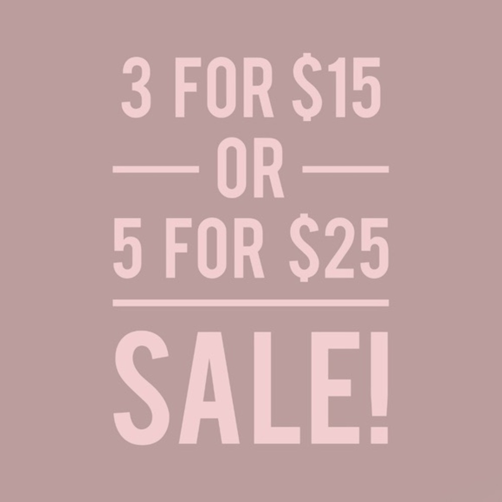 ALL ITEMS IN CLOSET! : 5 FOR $25